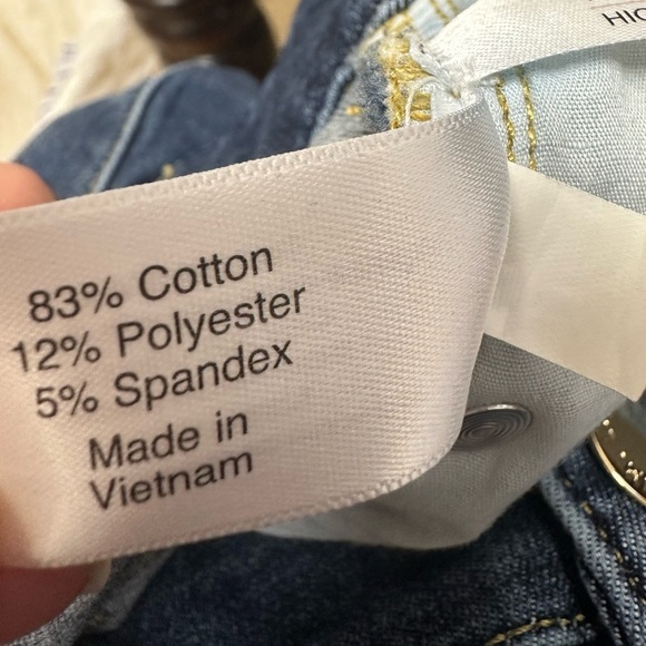 Lane Bryant Dark Blue Denim Jeans High Rise Skinny Pedal - Picture 8 of 8